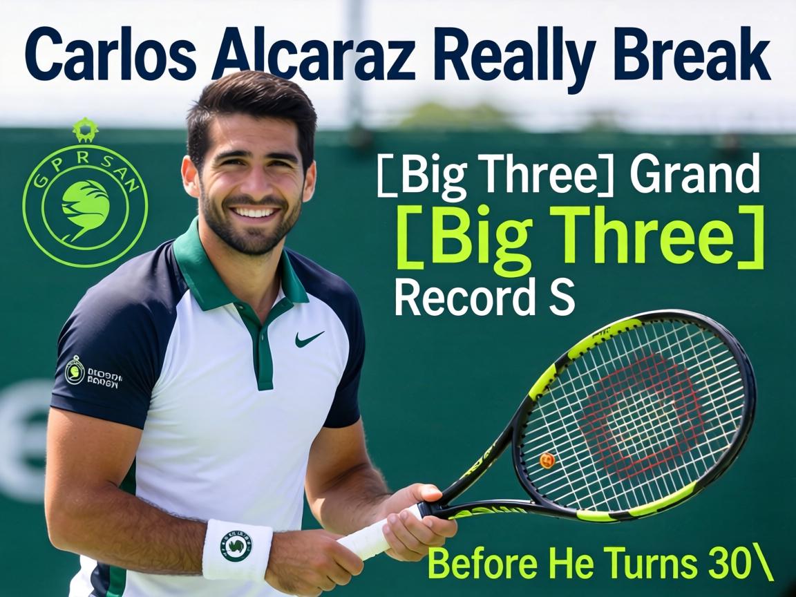 Can Carlos Alcaraz Really Break the _Big Three_ Grand Slam Record Before He Turns 30_