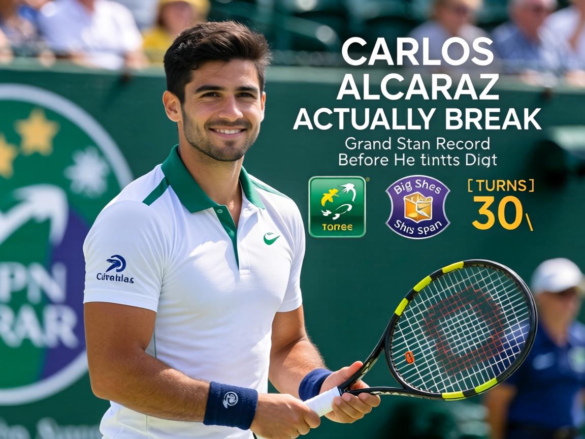 Can Carlos Alcaraz Actually Break the _Big Three_ Grand Slam Record Before He Turns 30_