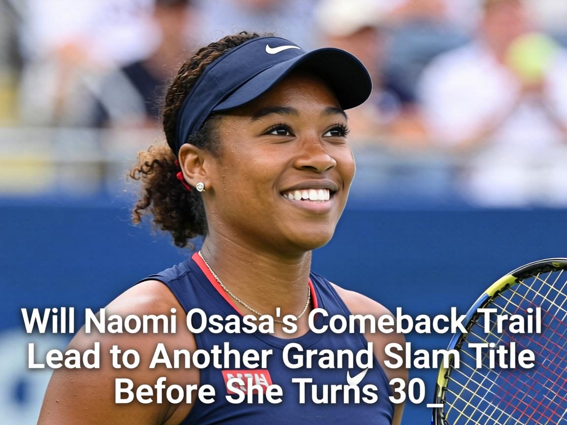 Will Naomi Osaka's Comeback Trail Lead to Another Grand Slam Title Before She Turns 30_